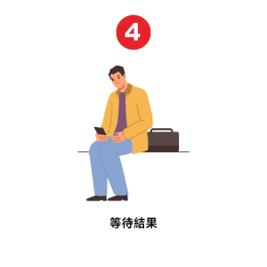 等待結果
