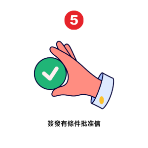 簽發有條件批准信